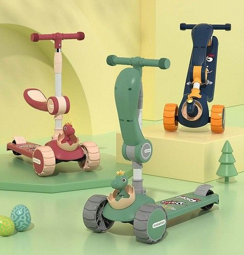 亞細亞玩具~~1520帶座恐龍滑板車ACN2902587 - 樺巍玩具股份有限公司